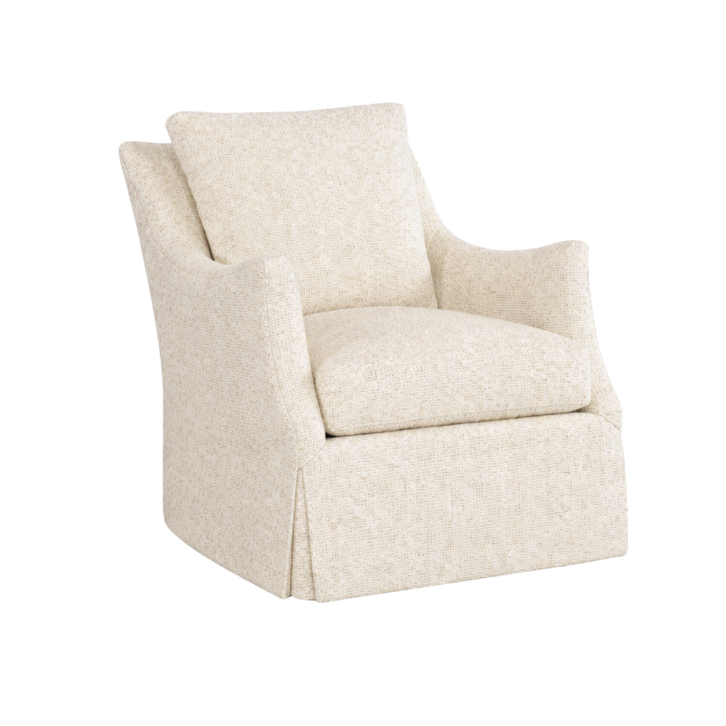Sullivan Skirted Chair Warm Porcelain