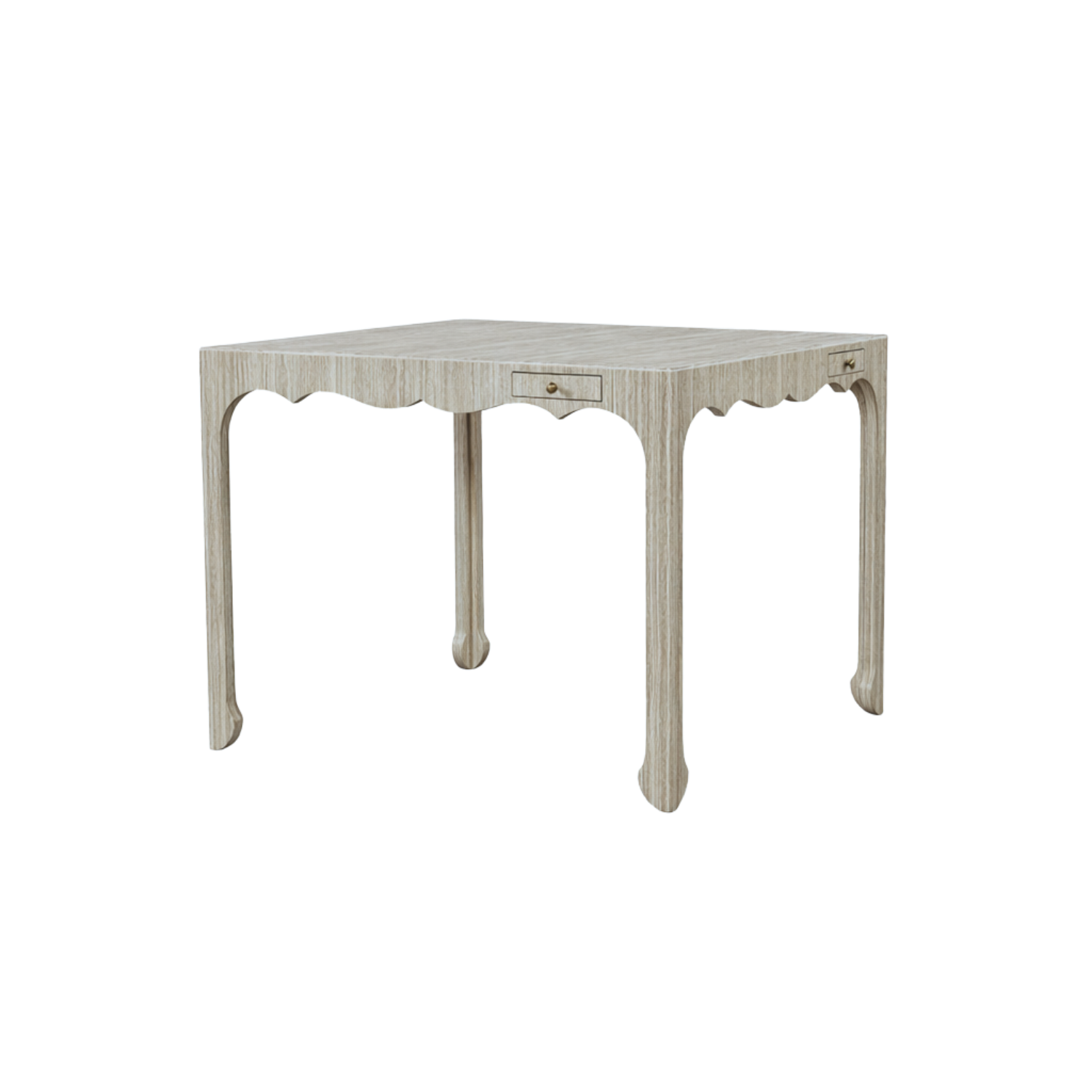 Marta Game Table Stingray Cerused