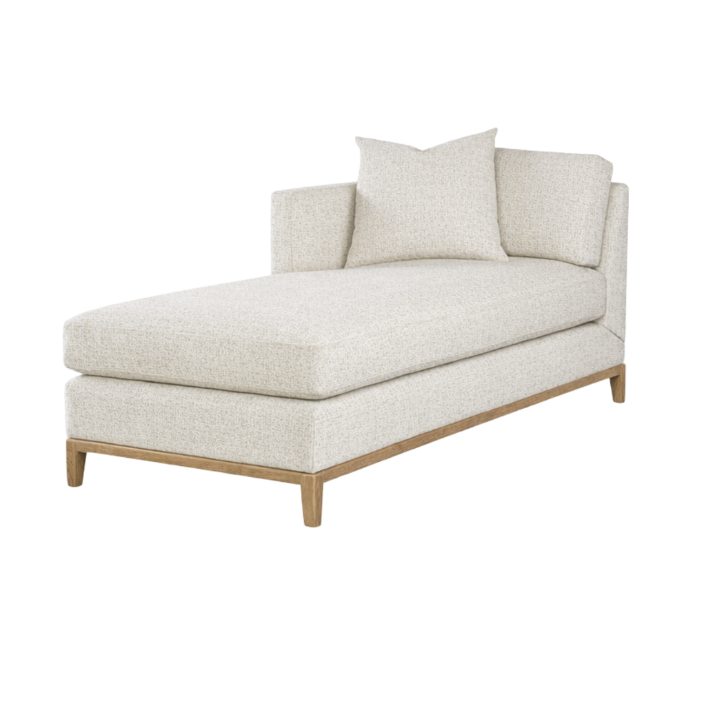 Harold LAF Chaise Warm Porcelain