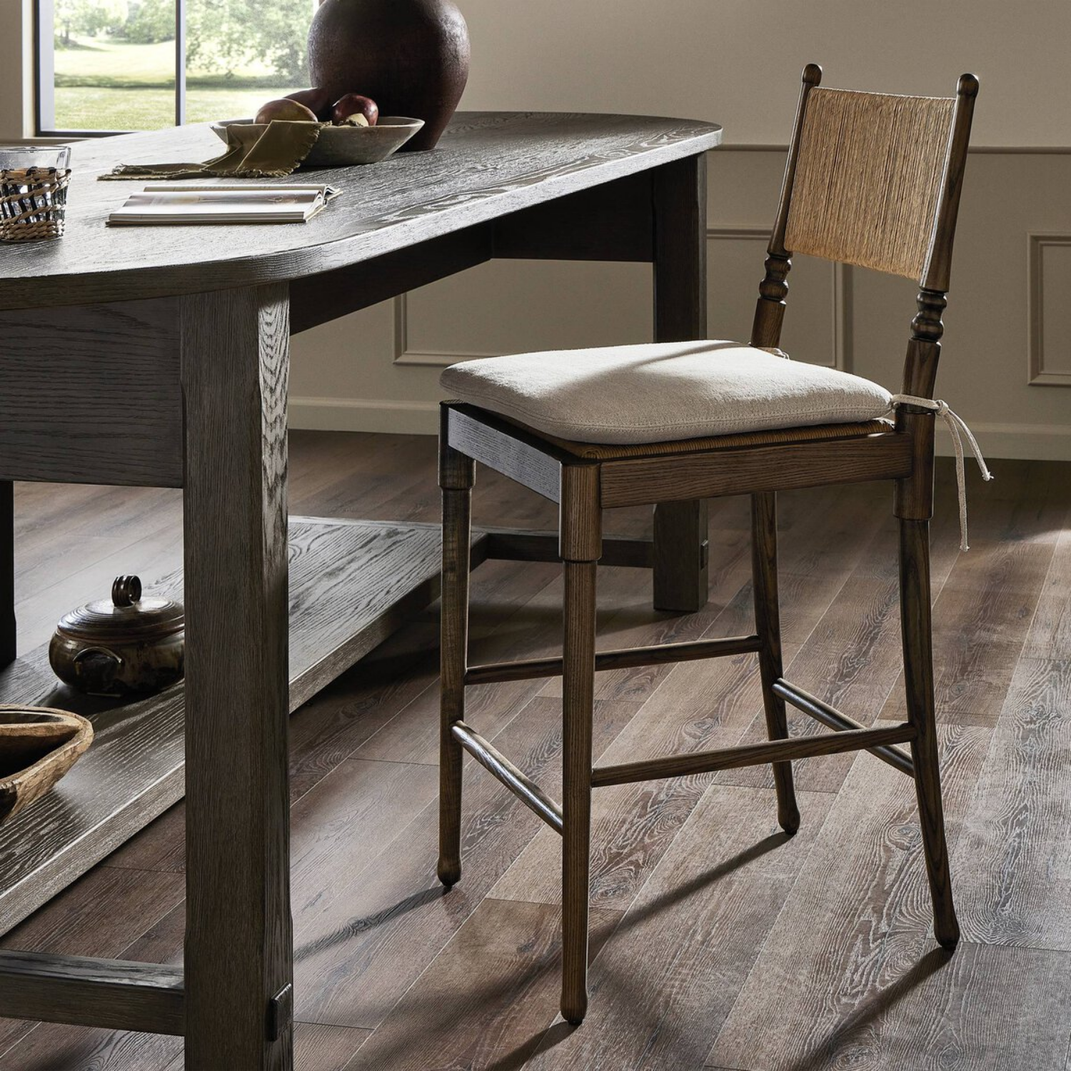 Alex Bar Stool with Cushion