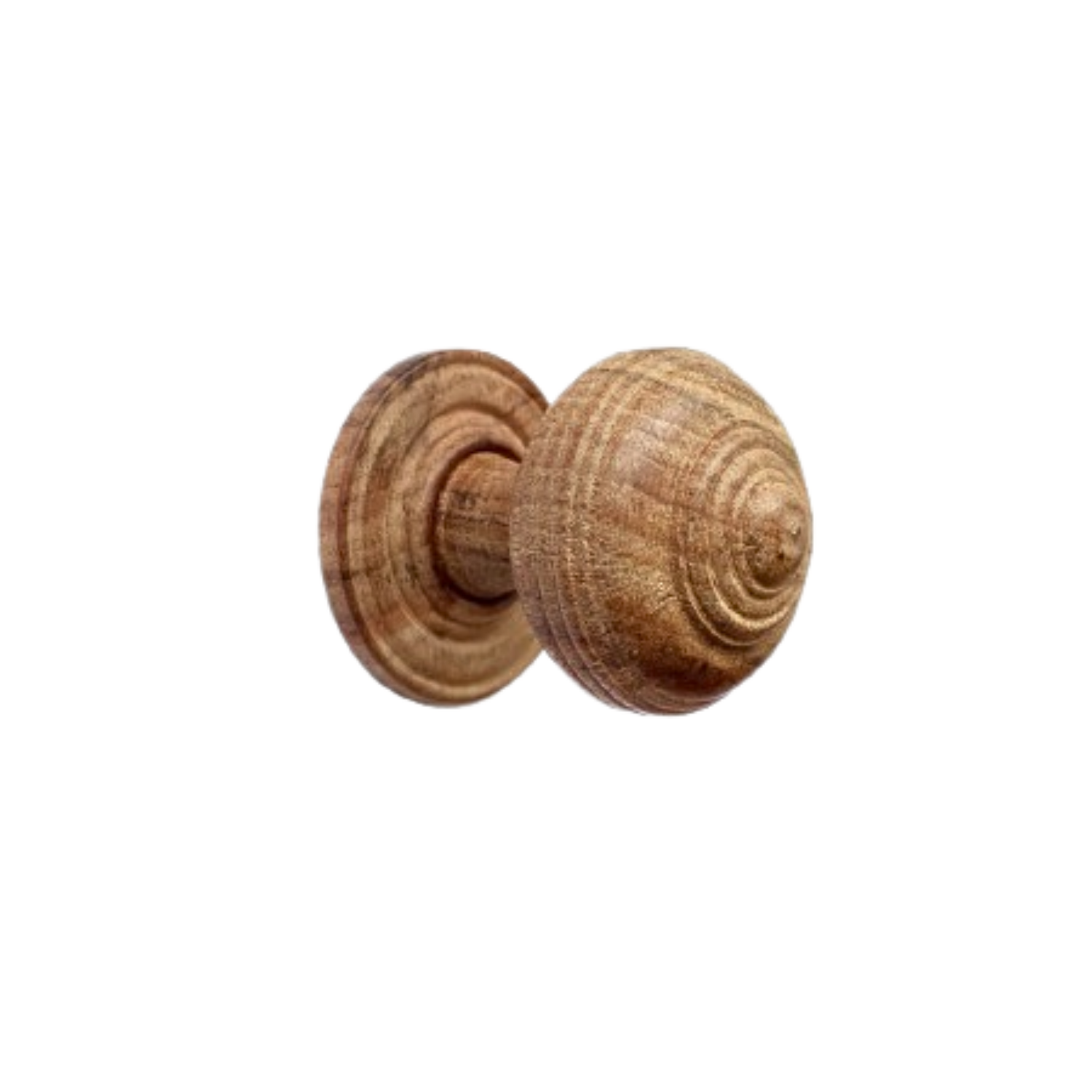 Georgian Cupboard Knob 32mm Teak Wood