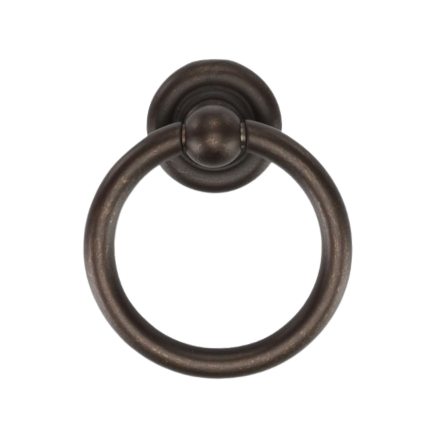 Heritage Classic Circular Drop Pull in Matte Bronze
