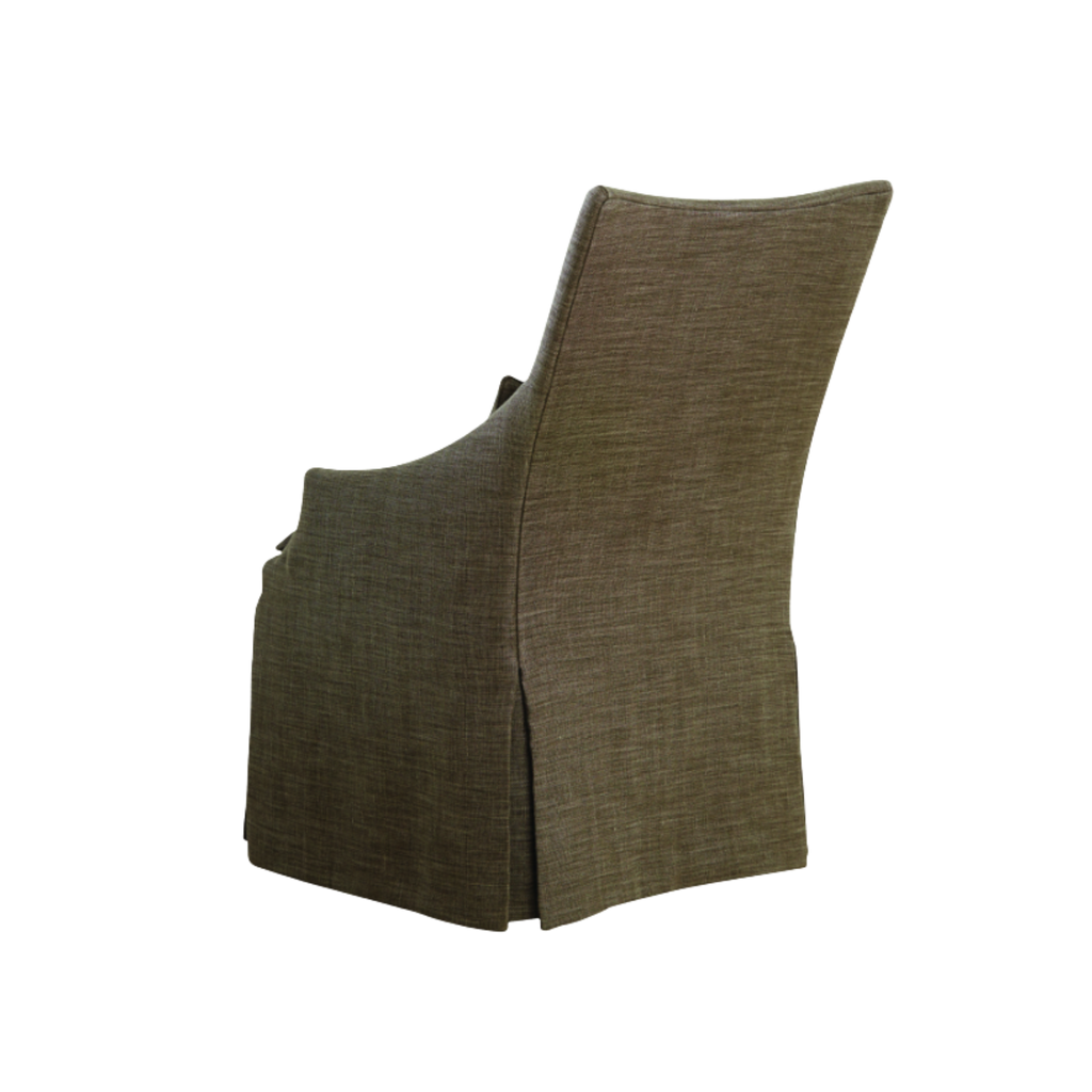 Sarah High Back Chair in Farrow Acorn