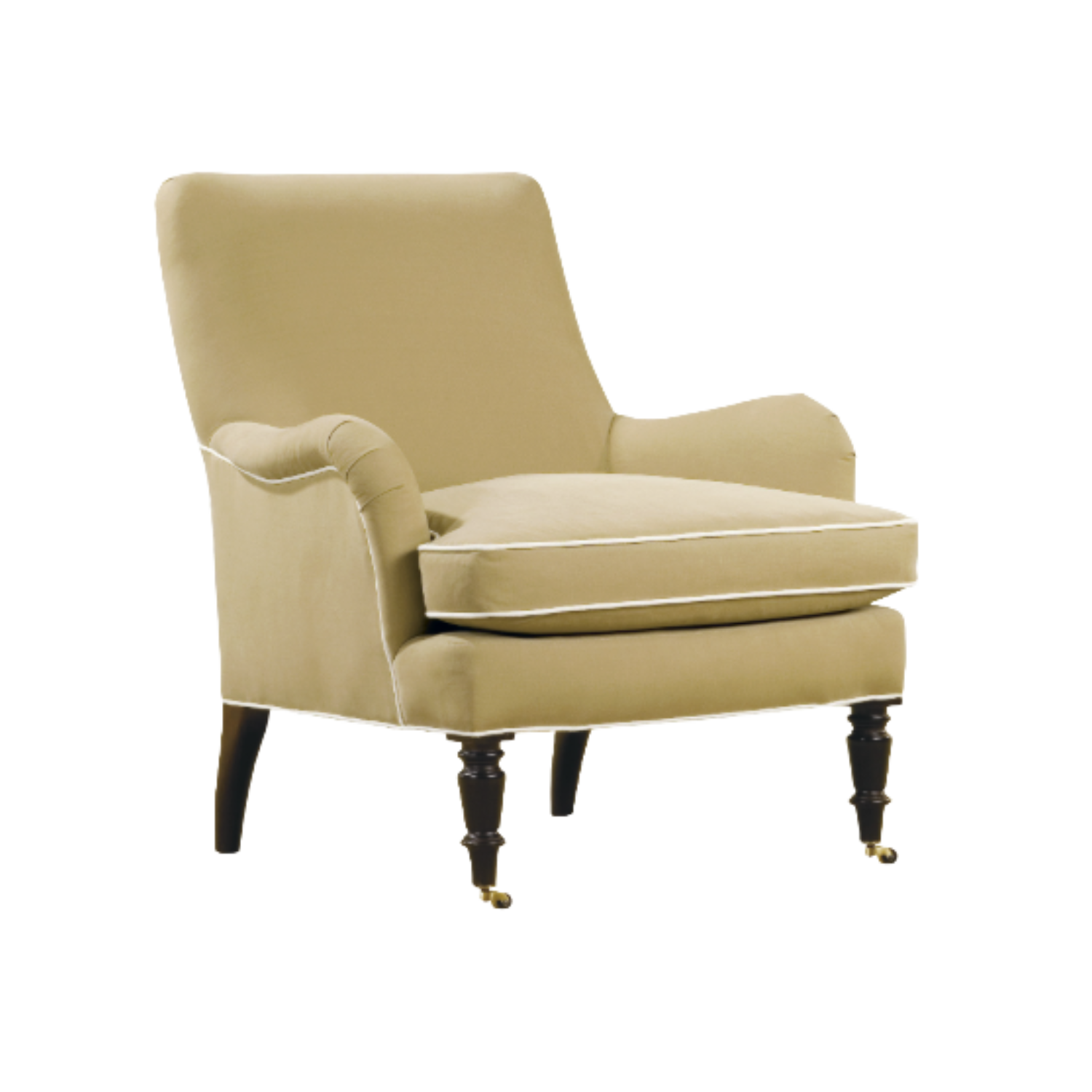 Chelsea Lounge Chair in Camel Yellow