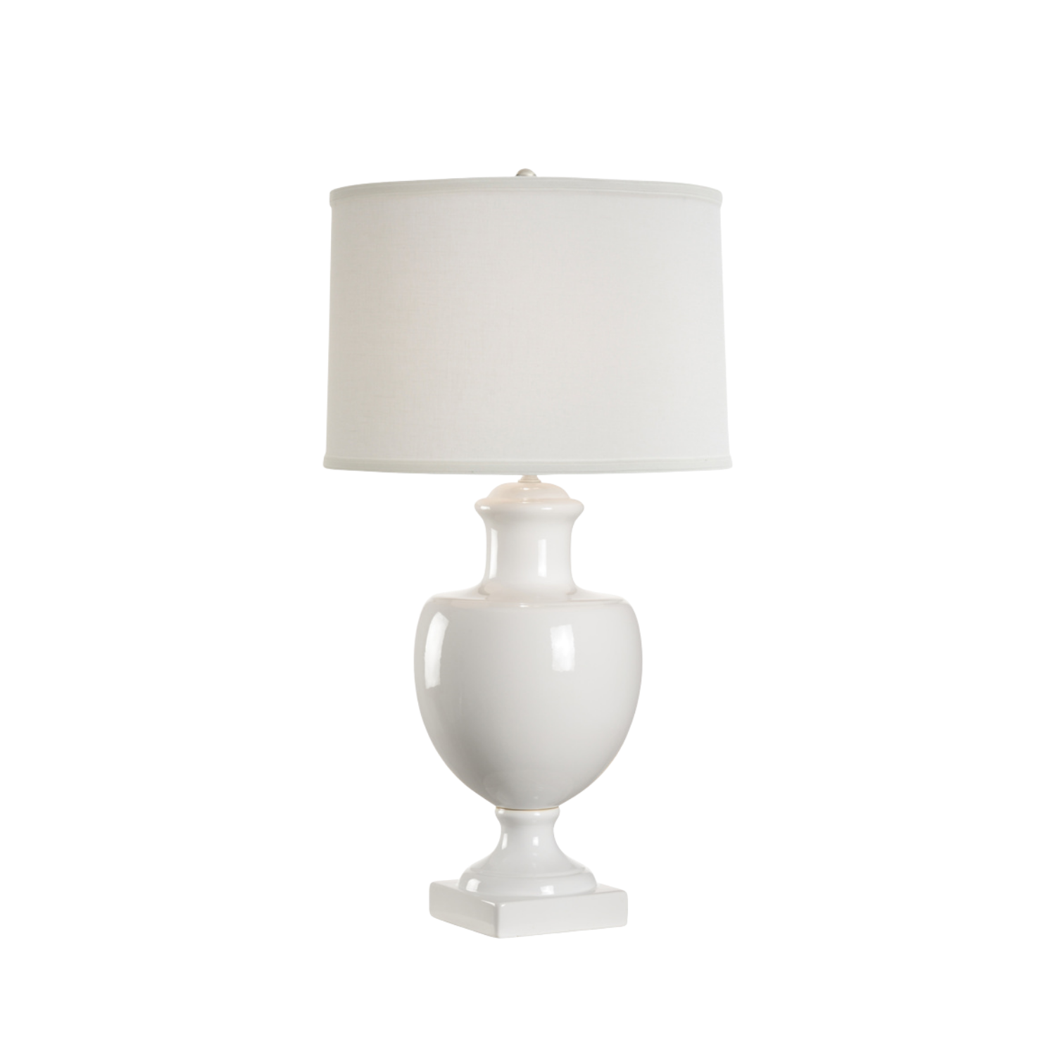 Greenwich Ceramic Lamp White