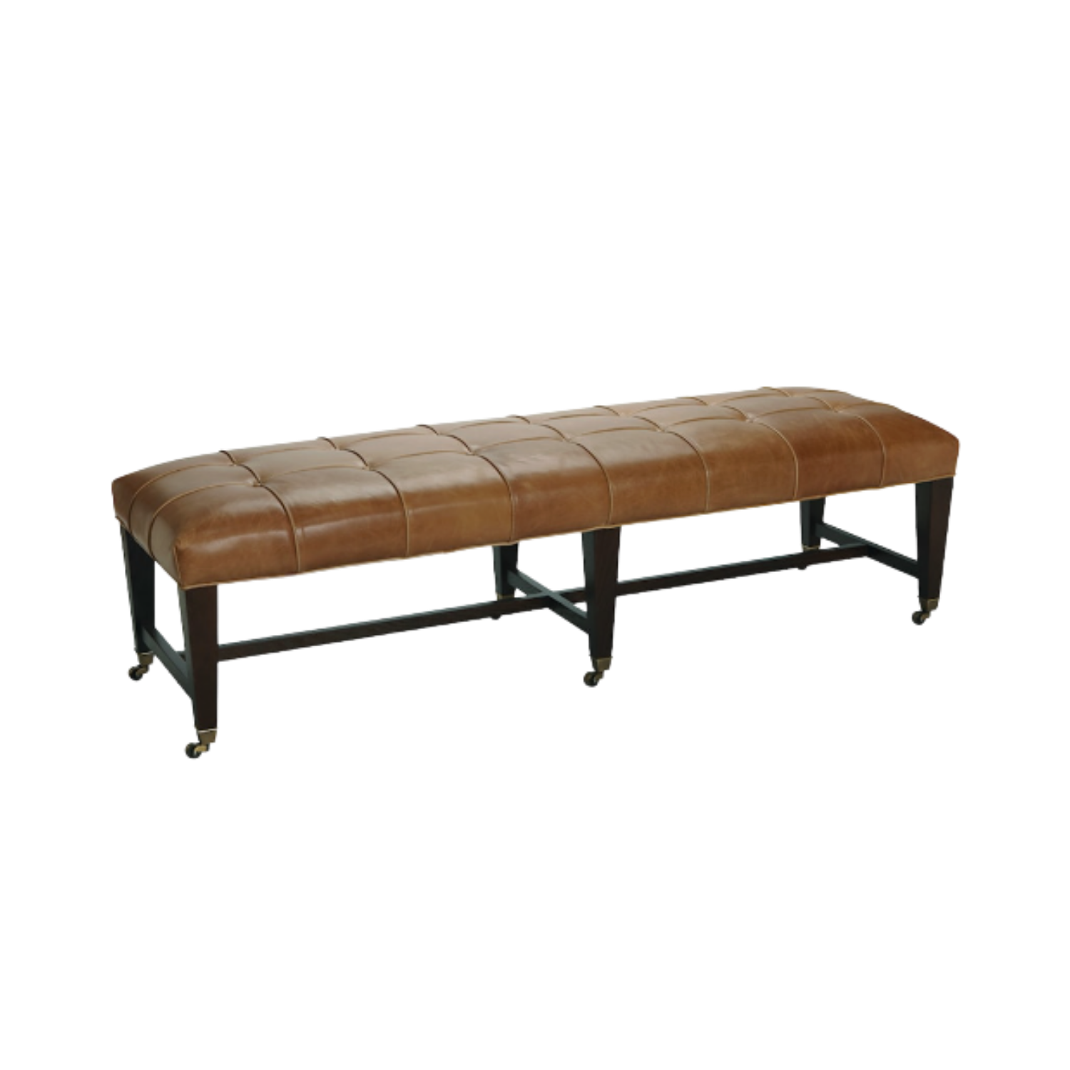 Martin Leather Cocktail Ottoman