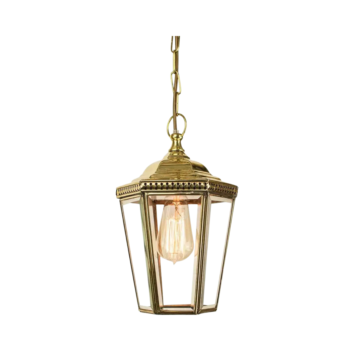 Windsor Hanging Lantern - Unlacquered Natural