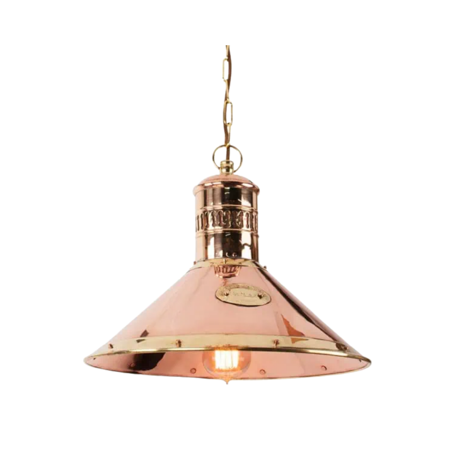 Deck Lamp Polished Lacquered