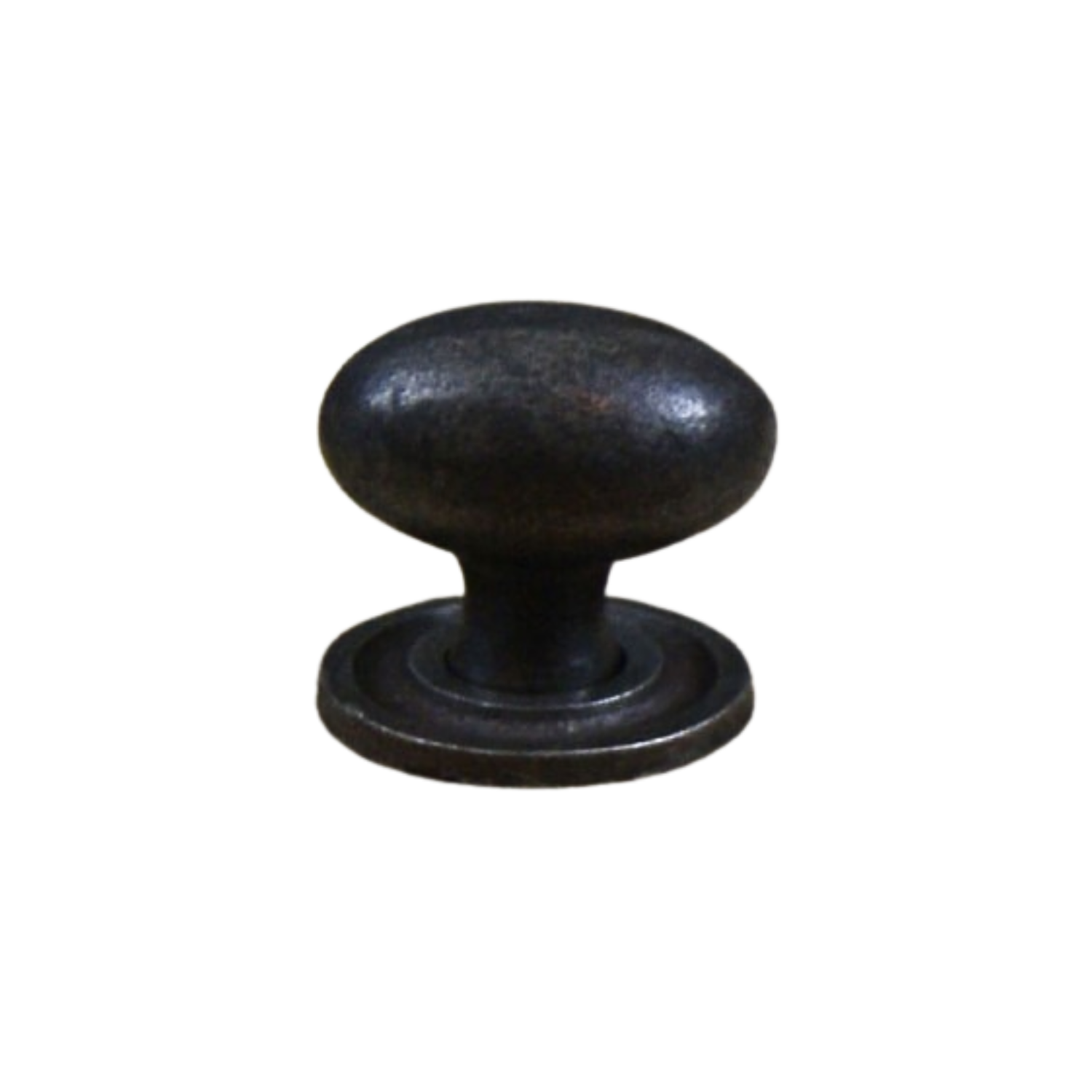 Oval Cast Iron Cupboard Door Knob