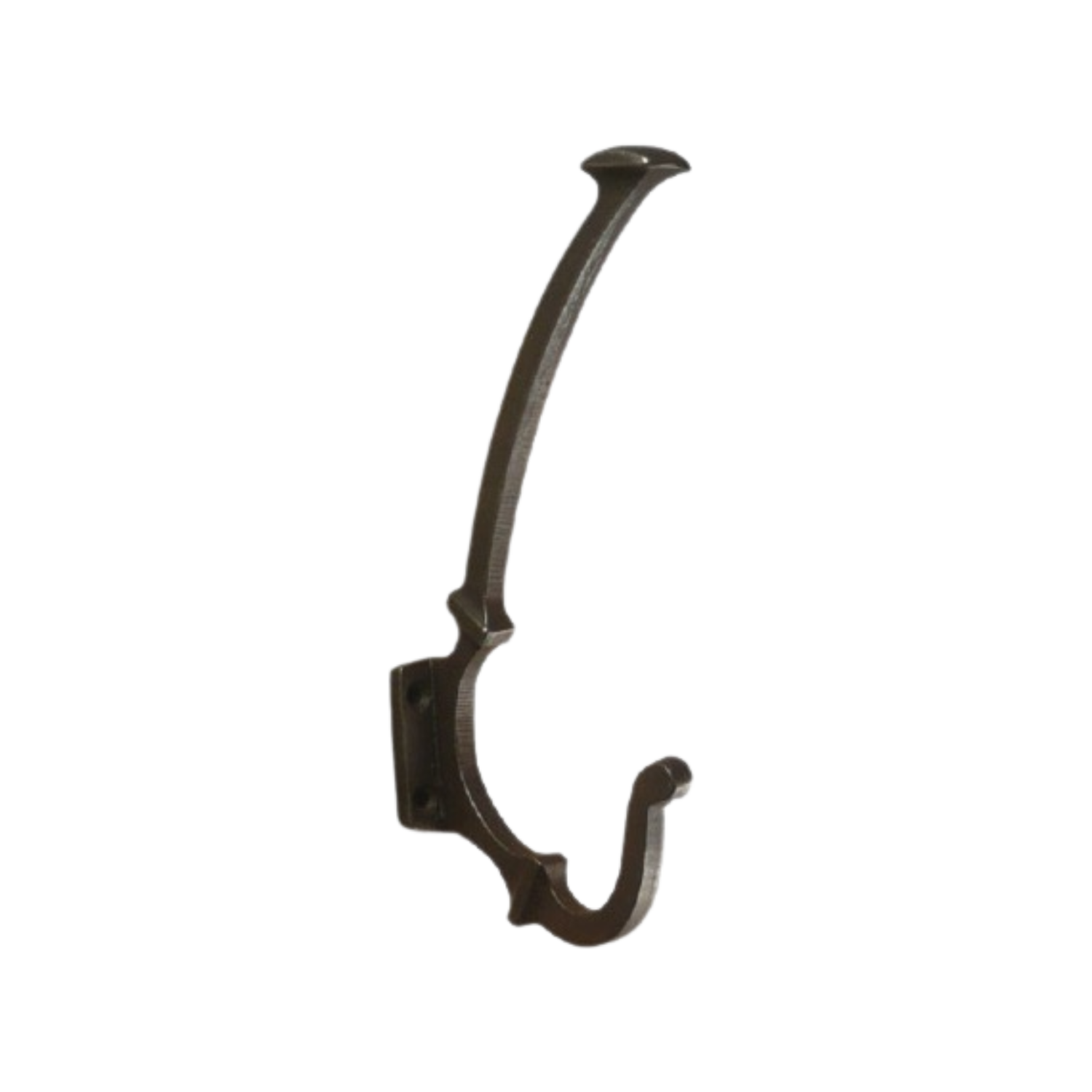 Spoon Head Hat & Coat Hook Waxed Cast Iron