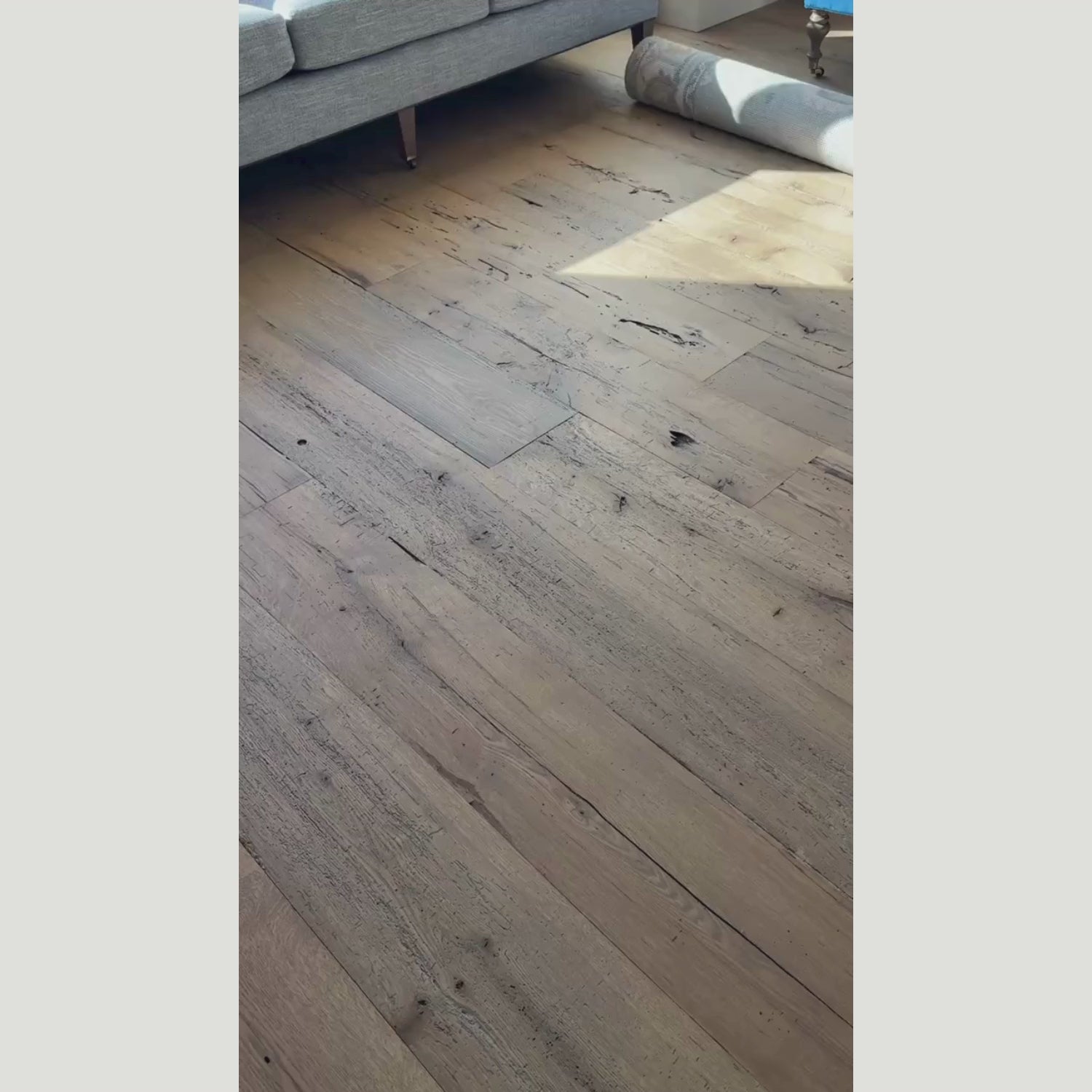 Light Blue Oushak Rug