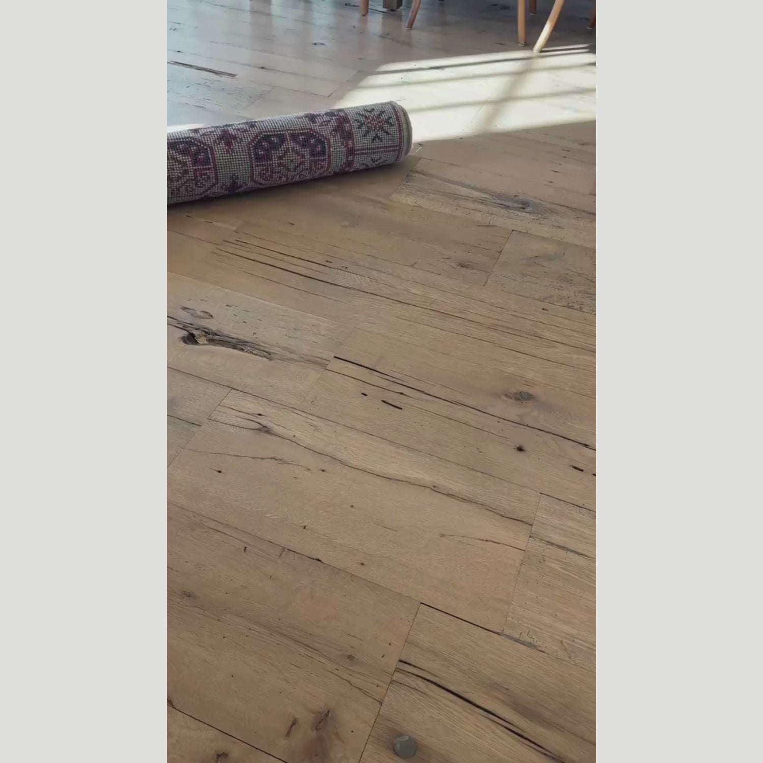 Vintage Turkish Rug in Pink & Red